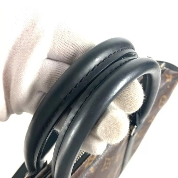 LOUIS VUITTON M52005 MonogramMacassar Porto Document Voyage PDV PM 2WAY HandBag - Picture 15 of 16